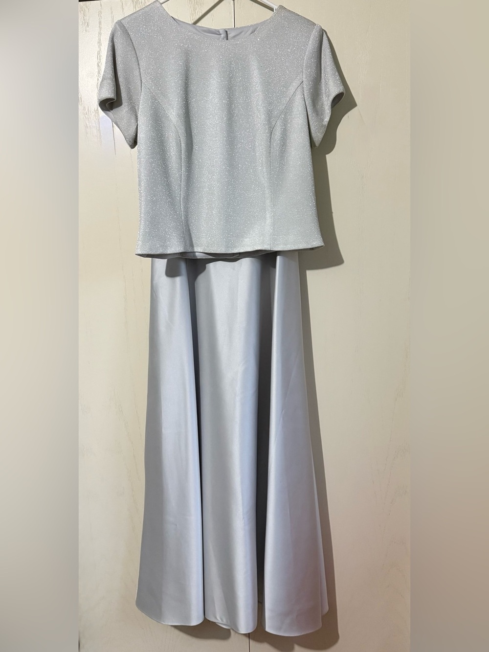 Formal Wear - Silver Sparkle Top with Silver Skirt